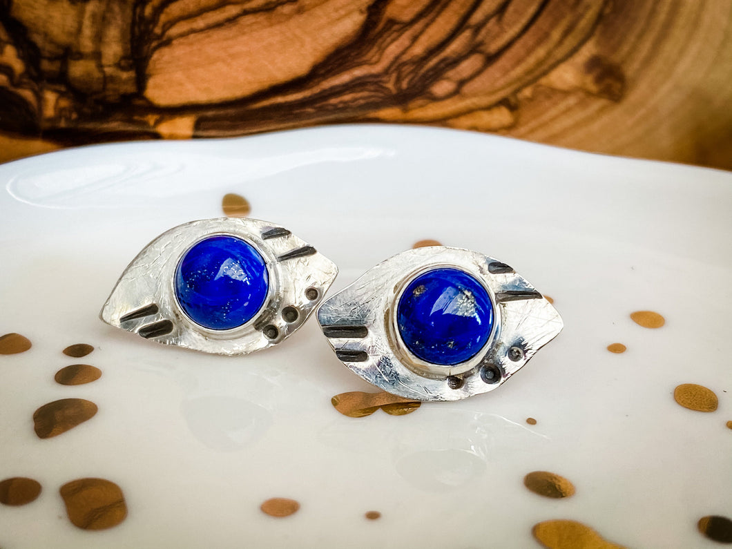 Third Eye Lapis studs